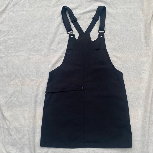 Like New Hair Dressing Overall Unifrom Penn State Pinny BlackPants Size 6 - Picture 6 of 8